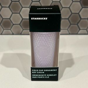 Starbucks Icy White Cold Cup Ornament Key Chain
